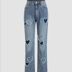 Heart jeans